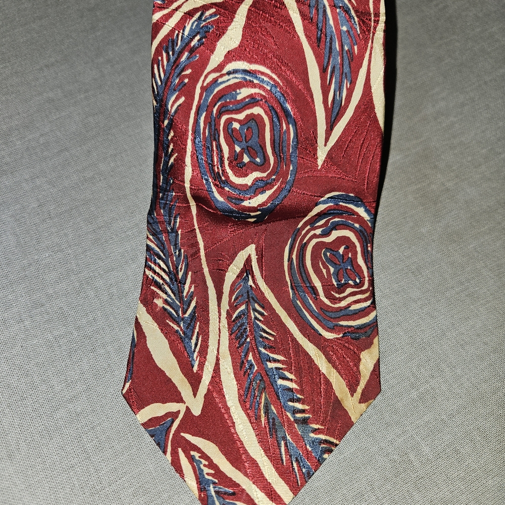 Polo by Ralph Lauren Red and Blue Patterned Tie